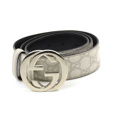 gucci white belt men|authentic gucci men.